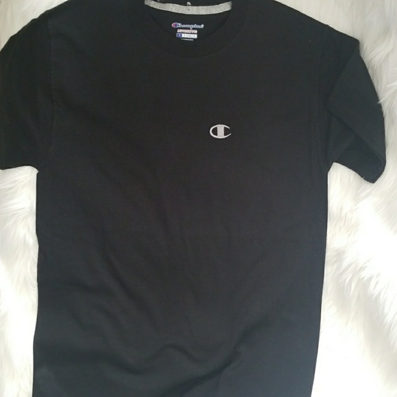 black champion tee shirt